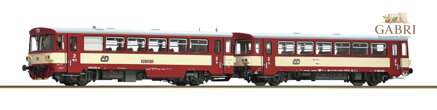 Roco Dieselový motorový vůz 810 328-5 s přípojným vozem Btax ČD - 7700022