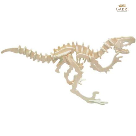 Woodcraft Dřevěné 3D puzzle Velociraptor