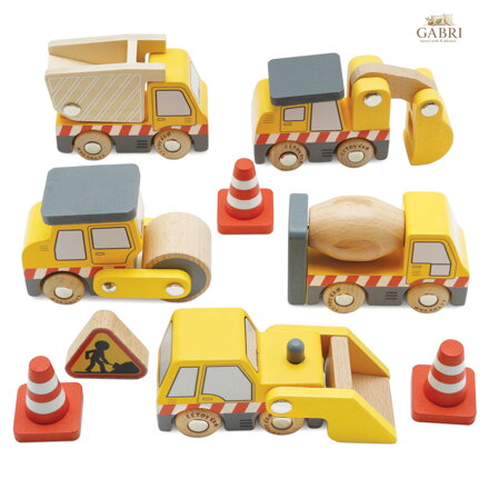 Le Toy Van Set stavebních strojů