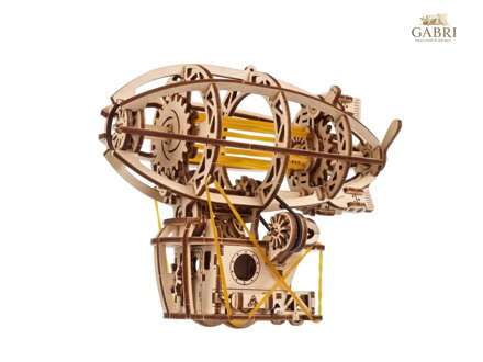 Ugears 3D dřevěné mechanické puzzle STEAMPUNK AIRSHIP
