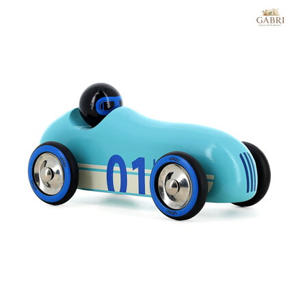 Vilac Dřevěné auto Old Sport Compet tyrkysové