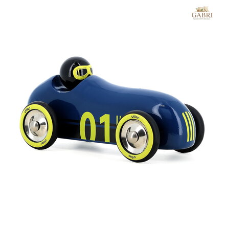 Vilac Dřevěné auto Old Sport Compet tmavě modré