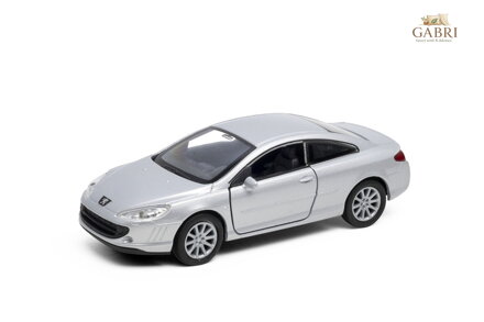 Welly Peugeot Coupé 407 1:34 tmavě modrý