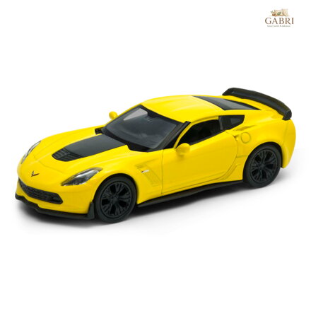 Welly Chevrolet Corvette Z06 (2017) 1:34 modrý
