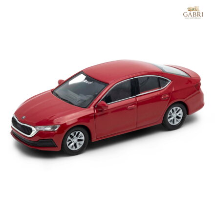 Welly Škoda Octavia (4. generace) 1:34 stříbrná - poškozený obal