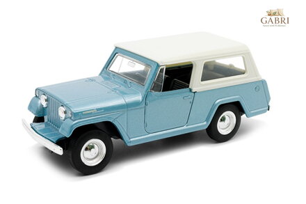 Welly 1967 Jeep Jeepster Commando Station Wagon model 1:34 žlutý