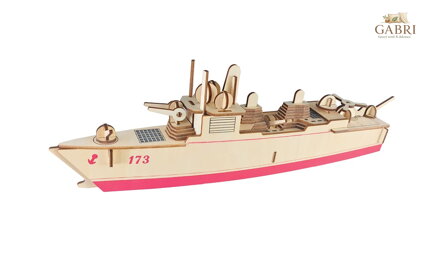 Woodcraft Dřevěné 3D puzzle Torpédoborec 052D
