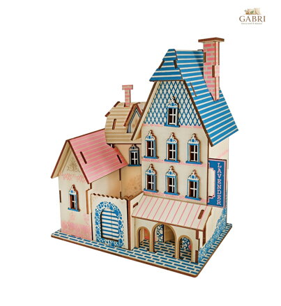 Woodcraft Dřevěné 3D puzzle Vila PACA