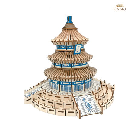 Woodcraft Dřevěné 3D puzzle Chrám nebes