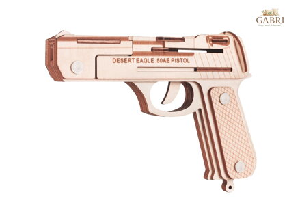Woodcraft Dřevěné 3D puzzle Pistole Desert Eagle