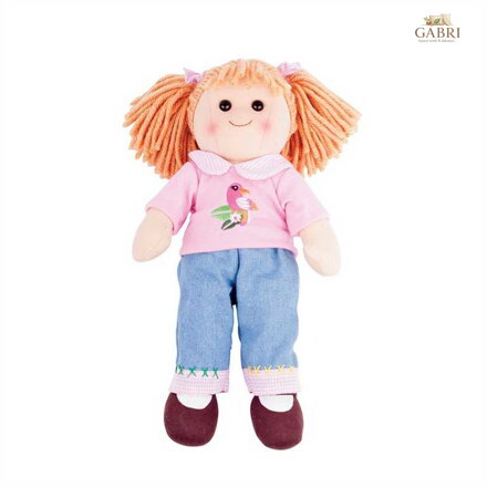 Bigjigs Toys Látková panenka Molly 38 cm