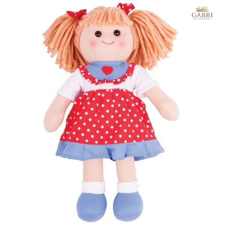 Bigjigs Toys Látková panenka Emily 34 cm