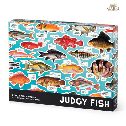 Galison Puzzle Rybí myšlenky 1000 dílků