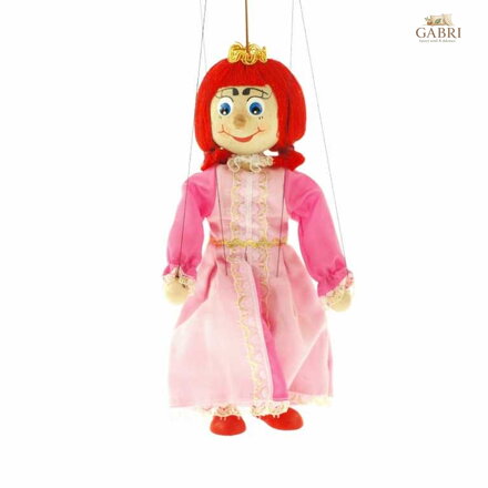 Dřevěné velké loutky - Princezna
