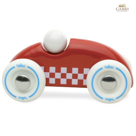 Vilac Dřevěné auto mini rallye červené
