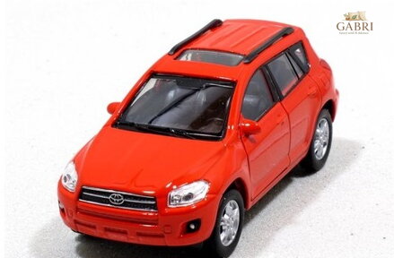 Welly - Toyota RAV 4 model 1:34 červená