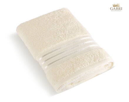 Froté ručník Linie 50x100cm 500g vanilková