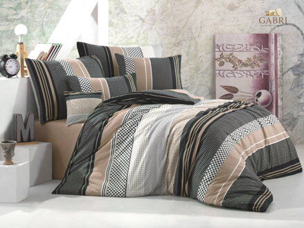 Povlečení francouzské bavlna 200x200,70x90 Sorento beige