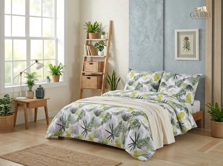 Povlečení francouzské krep 240x220, 70x90 Tropical