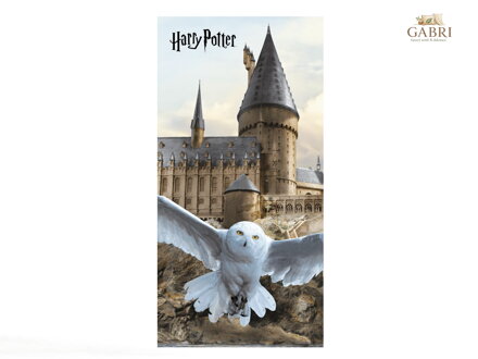 Osuška Harry Potter Hedwig 02 70x140 cm