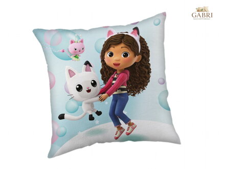 Jerry Fabrics Polštářek Gabbys Dollhouse Bubbles 40x40 cm