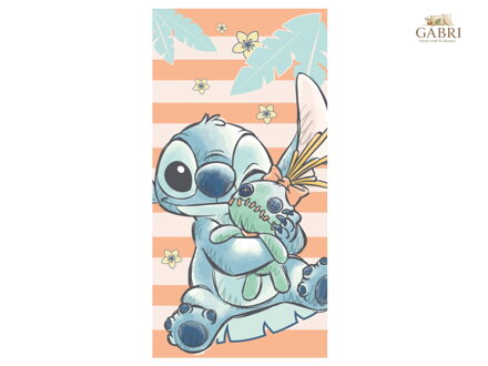Osuška Lilo a Stitch Tropical Hugs 70x140 cm