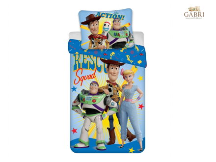 Povlečení Toy Story Rescue squad 140x200, 70x90 cm