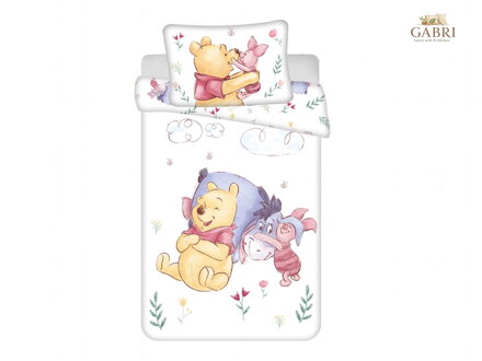 Povlečení do postýlky WTP Pooh hugs baby 100x135, 40x60 cm