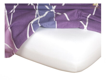 Jersey prostěradlo 60x120x10 bílé II.jakost