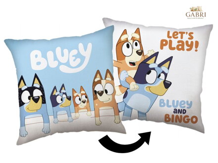 Polštářek Bluey Lets Play 40x40 cm