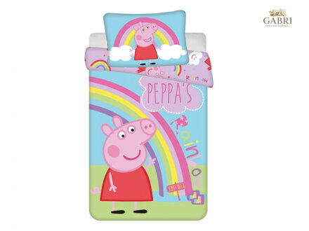 Jerry Fabrics Povlečení do postýlky Peppa Pig 016 baby 100x135, 40x60 cm