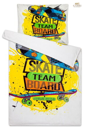 Svitap Povlečení mikroflanel Skate 140x200, 70x90 cm
