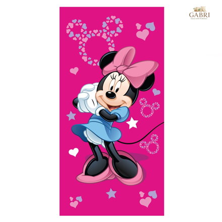 Jerry Fabrics Osuška Minnie Pink 05 70x140 cm