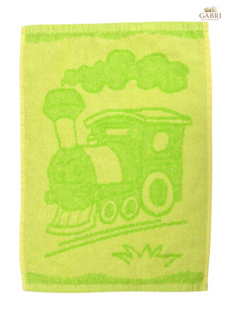 Profod Dětský ručník Train green 30x50 cm