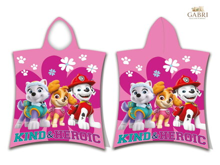 Jerry Fabrics Pončo Paw Patrol 475 50x115 cm