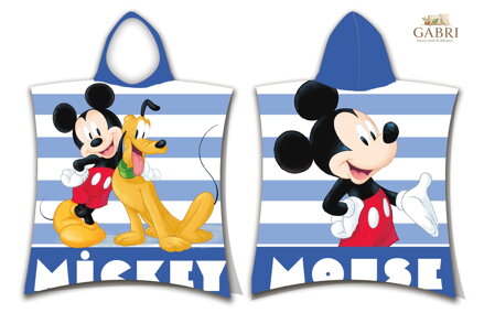 Jerry Fabrics Pončo Mickey stripe 50x115 cm