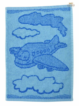 Profod Dětský ručník Plane blue 30x50 cm