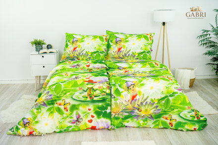 Dětské ložní povlečení bavlněné Stanex víla (LS334), 140 x 200 + 90 x 70, knoflíkové