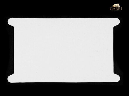 Papírová karta 12,5x22,5 cm s výřezem
