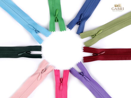 Spirálový zip skrytý No 3 délka 30 cm