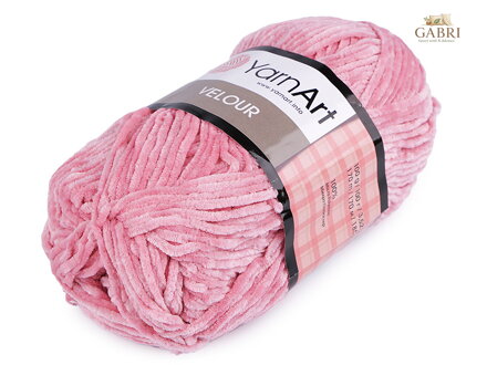 Pletací žinylková příze Velour 100 g