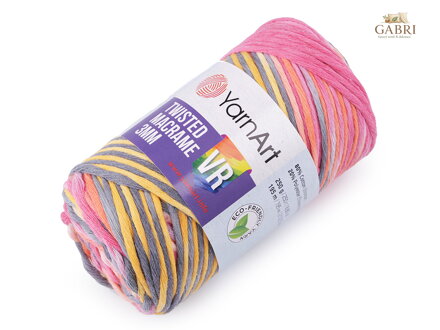 Pletací příze Twisted Macrame 250 g rozčesávací