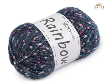 Pletací příze mohérová Rainbow 100 g
