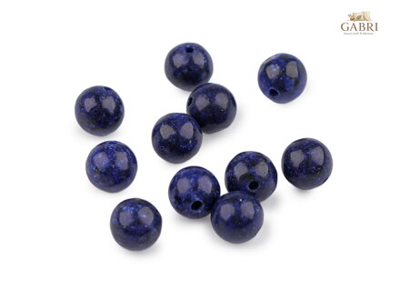 Lapis lazuli, minerální korálky Ø8 mm