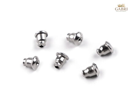 Náušnicová zarážka z nerezové oceli 5x6 mm