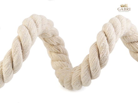 Bavlněná šňůra kroucená Ø18 mm macrame