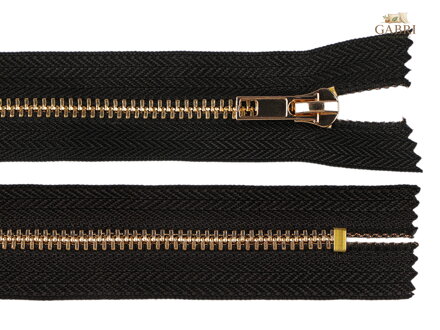 Kovový zip No 5 délka 16 cm (jeansový)