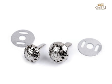 Dvounožkový hřeb / kovové nožičky na kabelky filigrán Ø10 mm; 12 mm