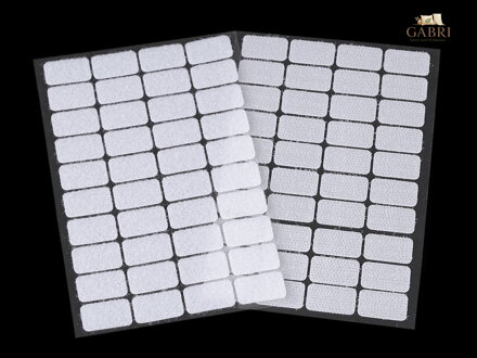 Suchý zip samolepicí obdélníčky 15x25 mm