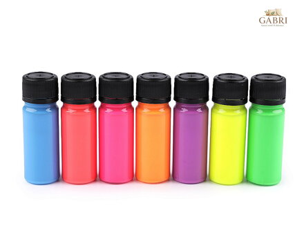 Sada barev na textil Art e Miss; na světlý textil, svítící ve tmě, neon, sada 7 barev x 12 g